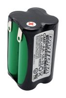 DANTONA INDUSTRIES CMP-AA-18-10 Rechargeable Battery, Battery Pack, 4 Cell, 4.8 V, Nickel Metal Hydride, 1.8 Ah, AA, Solder Tab, 1