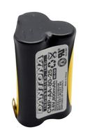 DANTONA INDUSTRIES CMP-AA-80-25 Rechargeable Battery, 3.6 V, Nickel Cadmium, 800 mAh, AA, Solder Tab, 1