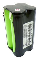 DANTONA INDUSTRIES CMP-43A-36-10 Rechargeable Battery, 4.8 V, Nickel Metal Hydride, 3.6 Ah, 4/3A, Solder Tab, 1