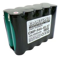 DANTONA INDUSTRIES CMP-54A-45-37 Rechargeable Battery, 12 V, Nickel Metal Hydride, 4.5 Ah, 5/4A, Solder Tab, 1