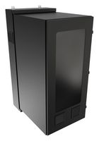 HAMMOND NWC27U2436WFBK Gabinete de Pared de 19", Puerta con Ventana, 27U, Acero, Negro, 1.41 m, 622 mm, 920 mm
