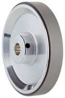 SICK BEF-MR10200AP Measuring Wheel, 10mm Solid Shaft, Smooth Polyurethane Surface, Aluminum, 200 mm Circumference
