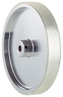 SICK BEF-MR10500APN Measuring Wheel, 10mm Solid Shaft, Studded Polyurethane Surface, Aluminum, 500 mm Circumference