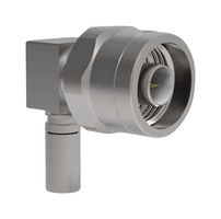 TIMES MICROWAVE EZ-240-NMH-RA-X Conector Coaxial / RF, N Coaxial, Macho Ángulo Recto, Crimp, Push On, 50 ohm, LMR-240, TCOM-240