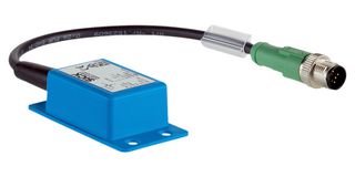 SICK TMM55E-PMH045 Inclinometer, 2-Axis, ± 45°, Analog, 4mA to 20mA, ABS, 5 Pin M12 Connector Plug, 7.9" Cable