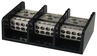 MARATHON SPECIAL PRODUCTS 1453586 Bloque de Terminales de Montaje en Panel, 310 A, 600 V, 3 polos, 1, Tornillo