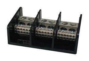 MARATHON SPECIAL PRODUCTS 1453992 Panel Mount Barrier Terminal Block, 760 A, 600 V, 3 Pole, 2, Screw, 4 AWG