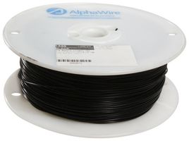 ALPHA WIRE 1550 BK001 Wire, Hook Up MIL-W-76B Type MW, PVC, Black, 24 AWG, 7 x 32AWG, 1000 ft