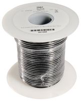 ALPHA WIRE 1557 BK005 Wire, Hook Up MIL-W-76B Type MW, PVC, Black, 16 AWG, 26 x 30AWG, 100 ft