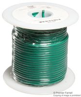 ALPHA WIRE 1559 GR005 Wire, Hook Up MIL-W-76B Type MW, PVC, Green, 14 AWG, 41 x 30AWG, 100 ft