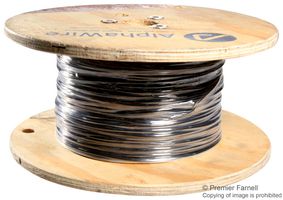 ALPHA WIRE 1559 BK001 Wire, Hook Up MIL-W-76B Type MW, PVC, Black, 14 AWG, 41 x 30AWG, 1000 ft