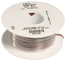 ALPHA WIRE 1854 BR005 Wire, Hook Up MIL-W-16878E/1, PVC, Brown, 24 AWG, 7 x 32AWG, 100 ft