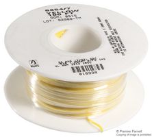 ALPHA WIRE 5854/7 YL005 Wire, Hook Up, PTFE, Yellow, 24 AWG, 7 x 32AWG, 100 ft