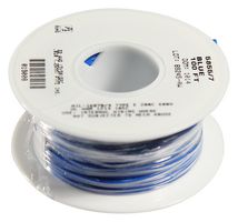 ALPHA WIRE 5855/7 BL005 Wire, Hook Up, PTFE, Blue, 22 AWG, 7 x 30AWG, 100 ft