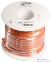 ALPHA WIRE 1858/19 OR005 Wire, Hook Up MIL-W-16878E/1, PVC, Orange, 16 AWG, 19 x 29AWG, 100 ft