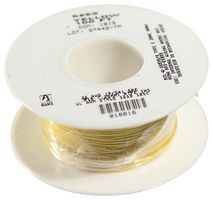 ALPHA WIRE 5853 YL005 Wire, Hook Up, PTFE, Yellow, 26 AWG, 7 x 34AWG, 100 ft