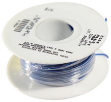 ALPHA WIRE 5854 BL005 Wire, Hook Up, PTFE, Blue, 24 AWG, 19 x 36AWG, 100 ft