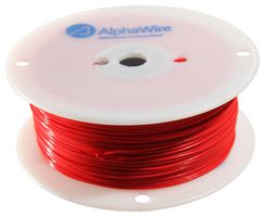 ALPHA WIRE 5856 RD001 Cable, Conexión, PTFE (Politetrafluoroetileno), Rojo, 20 AWG, 19 x 32AWG, 1000 ft