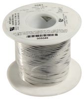 ALPHA WIRE 3051 WB005 Wire, Hook Up, PVC, White, Black, 22 AWG, 7 x 30AWG, 30.5 m