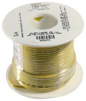 ALPHA WIRE 3053 YL005 Wire, Hook Up, PVC, Yellow, 20 AWG, 10 x 30AWG, 30.5 m
