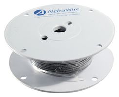 ALPHA WIRE 3077 BK005 Cable, Conexión, UL1015, PVC (Policloruro de Vinilo), Negro, 16 AWG, 26 x 30AWG, 100 ft