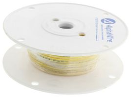 ALPHA WIRE 3077 YL005 Cable, Conexión, UL1015, PVC (Policloruro de Vinilo), Amarillo, 16 AWG, 26 x 30AWG, 100 ft