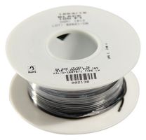 ALPHA WIRE 1854/19 BK005 Wire, Hook Up MIL-W-16878E/1, PVC, Black, 24 AWG, 19 x 36AWG, 100 ft