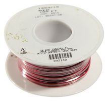 ALPHA WIRE 1854/19 RD005 Wire, Hook Up MIL-W-16878E/1, PVC, Red, 24 AWG, 19 x 36AWG, 100 ft
