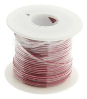 ALPHA WIRE 1857/19 RD005 Cable, Conexión MIL-W-16878E/1, PVC (Policloruro de Vinilo), Rojo, 18 AWG, 19 x 30AWG, 30.5 m