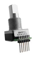 GRAYHILL 62S11-N5-PV Rotary Encoder, Optical, Incremental, 32 Detents, Vertical, With Push Switch