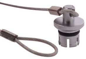 NORCOMP 820B-DC Dust Cap / Cover, Dust Cap with Chain, NorComp 820B Series Receptacle Circular Connectors
