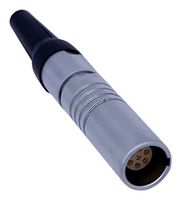NORCOMP 820B007-273L401 Circular Connector, Standard Circular Connector, QUIK-LOQ 820B Series, Cable Mount Receptacle