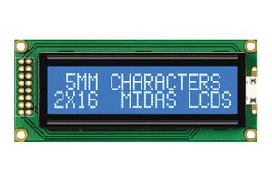 MIDAS DISPLAYS MC21605B6WD-BNMLW-V2