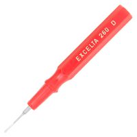 EXCELTA 260D-R Spatula, Lubricator, Mini, Straight, SS, Plastic Handle, Oiler, 0.025" Tip, 260 Series