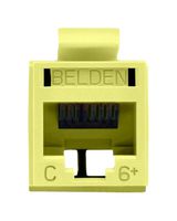 BELDEN RV6MJKUTY-B24 Modular Connector, RJ45 / RJ11 Jack, 1 x 1 (Port), Cat6, Panel Mount