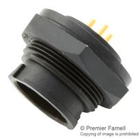 AMPHENOL LTW CC-03PMMP-LC7001 Circular Connector, Standard Circular Connector, Middle (C) Series, Panel Mount Plug, 3 Contacts