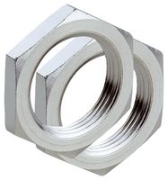 SICK BEF-MU-M18 Hexagon Nut, M18 x 1, Nickel Plated Brass, 2 Pieces