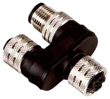SICK IN40-A2121N Sensor Splitter, Y-Style, 4 Pin M12 Connector Plug, 2 x 4 Pin M12 Connector Receptacle
