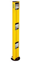 SICK PM3S11-00330030 Mirror Column, Adjustable Individual Mirrors, 3 Beams, 15.75" Beam Separation, 3.89ft H, Sensors