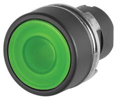 EAO 46-2234.11H0.000 Switch Actuator, Maintained, Flush, Green, EAO 46 Series 22.3mm Illuminated Pushbutton Switches