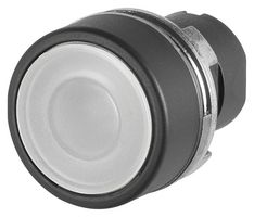 EAO 46-2234.11N0.000 Switch Actuator, Maintained, Flush, White, EAO 46 Series 22.3mm Illuminated Pushbutton Switches