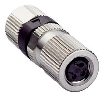 SICK DOS-0803-GPC Sensor Connector, M8, Female, 3 Positions, Crimp Socket, Straight Cable Mount
