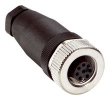 SICK DOS-1208-G Sensor Connector, M12, Female, 8 Positions, Screw Socket, Straight Cable Mount