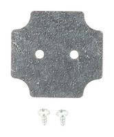 HAMMOND 1554APL Enclosure Accessory, Inner Panel, Galvanized Steel, Natural, Hammond 1554/55 A Series Enclosures