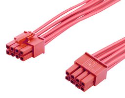 MOLEX 226196-1083 Cable Assembly, Mini-Fit Versa Receptacle to Mini-Fit Versa Receptacle, 8 Positions, 4.2 mm