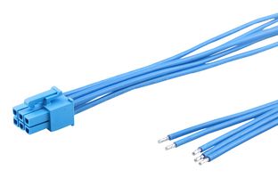 MOLEX 226245-2063 Conjunto de Cable, Mini-Fit Versa Receptáculo a Extremo Libre, 6 Posiciones, 4.2 mm, 2 Hileras