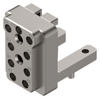 AMPHENOL SV MICROWAVE 9351-80005 Connector Accessory, VITA 67.3, Plug In Module, AMP NanoRF Series 9 Port Fibers, NanoRF Series