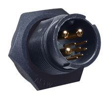 AMPHENOL LTW OW-BCU-09PMMP-LC7001 Circular Connector, Standard Circular Connector, Ceres Series, Panel Mount Receptacle, 9 Contacts