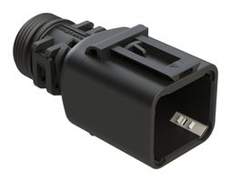 AMPHENOL SINE/TUCHEL ATBS-245-0805 Connector Backshell, Black, Backshell, Amphenol AT04-08P 8 Pos Receptacle Rectangular Connector