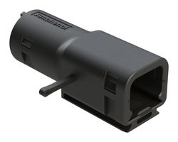 AMPHENOL SINE/TUCHEL ATMBS-021-0205 Connector Backshell, Black, Backshell, Amphenol ATM06-2P 2 Pos Receptacle Rectangular Connector